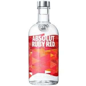 ABSOLUTE VODKA RUBBY RED 750ML
